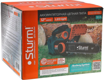 Цепная пила Sturm! CSC1811BL аккум. дл.шины:12" (30cm) от магазина РЭССИ