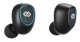 Гарнитура вкладыши Digma TWS-03 черный беспроводные bluetooth в ушной раковине (TS31) от магазина РЭССИ