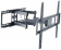 Кронштейн для телевизора Ultramounts UM873 черный 37"-70" макс.40кг настенный поворотно-выдвижной и наклонный от магазина РЭССИ
