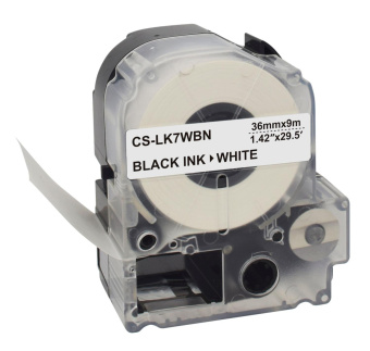 Картридж ленточный Cactus CS-LK7WBN черный для Epson LW1000P/Z700/Z900 от магазина РЭССИ