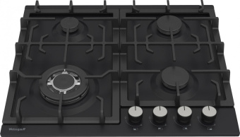 Газовая варочная поверхность Weissgauff HGG 641 BEB черный от магазина РЭССИ