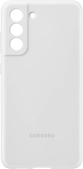 Чехол (клип-кейс) Samsung для Samsung Galaxy S21 FE Silicone Cover белый (EF-PG990TWEGRU) от магазина РЭССИ