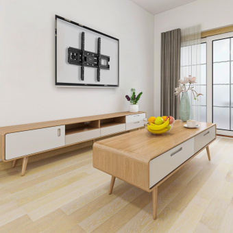 Кронштейн для телевизора Buro MF3 черный 32"-70" макс.40кг настенный поворотно-выдвижной и наклонный от магазина РЭССИ