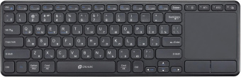 Клавиатура Оклик K614W черный USB беспроводная slim Multimedia Touch (1979327) от магазина РЭССИ