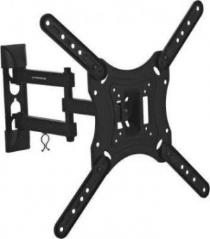 Кронштейн для телевизора Ultramounts UM870 черный 23"-55" макс.30кг настенный поворот и наклон от магазина РЭССИ