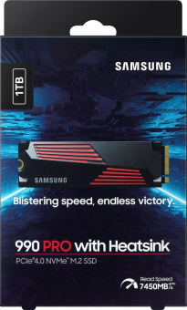 Накопитель SSD Samsung PCIe 4.0 x4 1TB MZ-V9P1T0CW 990 Pro M.2 2280 от магазина РЭССИ