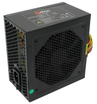 Блок питания Qdion ATX 600W Q-DION QD600-PNR 80+ 80+ (24+4+4pin) APFC 120mm fan 5xSATA от магазина РЭССИ