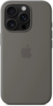 Чехол (клип-кейс) Apple для Apple iPhone 16 Pro Silicone Case with MagSafe серый Stone Gray (MYYL3ZM/A) от магазина РЭССИ