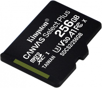 Флеш карта microSDXC 256Gb Kingston SDCS2/256GBSP Canvas Select Plus w/o adapter от магазина РЭССИ