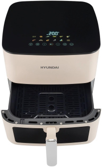 Аэрогриль Hyundai HYF-9086 2000Вт сливочный/черный от магазина РЭССИ