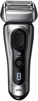 Бритва сетчатая Braun Series 8 8457 CC реж.эл.:3 питан.:аккум. серебристый от магазина РЭССИ