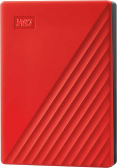 Жесткий диск WD USB 3.2 Gen 1 4Tb WDBPKJ0040BRD-WESN My Passport 2.5" красный от магазина РЭССИ