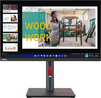 Монитор Lenovo 23.8" ThinkVision P24q-30 черный IPS LED 16:9 HDMI матовая HAS Piv 1000:1 300cd 178гр/178гр 2560x1440 60Hz DP Quad 2K (1440p) USB 5.7кг от магазина РЭССИ