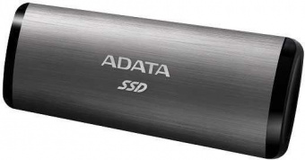 Накопитель SSD A-Data USB-C 256Gb ASE760-256GU32G2-CTI SE760 1.8" серый от магазина РЭССИ