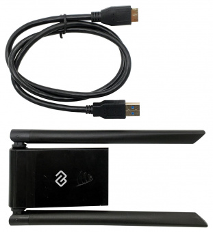 Сетевой адаптер WiFi Digma DWA-AC13002E AC1300 USB 3.0 (ант.внеш.съем) 2ант. (упак.:1шт) от магазина РЭССИ