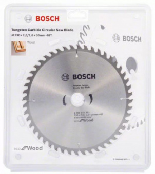 Диск алмазный по дер. Bosch ECO WO (2608644382) d=230мм d(посад.)=30мм (циркулярные пилы) от магазина РЭССИ