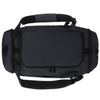 Сумка спортивная HEIKKI Travel ХЕЙКИ с отделением для обуви 7 карманов темно-серая 23x48x25 см 272628 от магазина РЭССИ