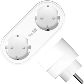 Сетевой фильтр TopON TOP-SL-822E-2A (2 розетки) белый (коробка) от магазина РЭССИ