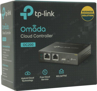 Контроллер TP-Link Omada OC200 10/100BASE-TX черный от магазина РЭССИ