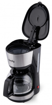 Кофеварка капельная Domfy metal DSM-CM301 1000Вт черный/серебристый от магазина РЭССИ