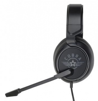 Наушники с микрофоном Оклик HS-L950G COBRA черный 2.2м мониторные оголовье (1102304) от магазина РЭССИ