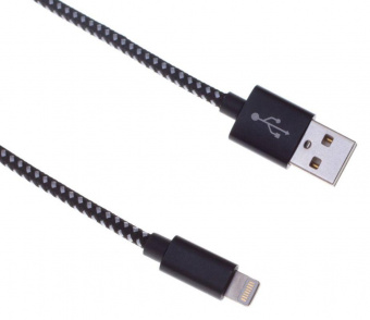 Кабель Buro BHP RET LGHT-B-BR USB (m)-Lightning (m) 1м черный от магазина РЭССИ