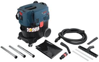 Строительный пылесос Bosch GAS 35 L SFC+ 1200Вт (уборка: сухая/влажная) синий от магазина РЭССИ