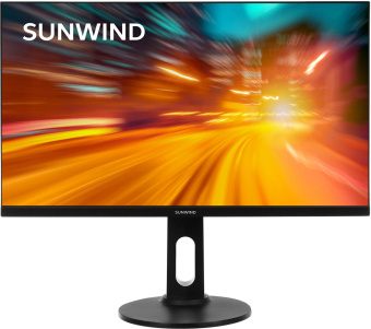 Монитор SunWind 27" SUN-M27BA104 черный IPS LED 16:9 HDMI M/M матовая HAS Piv 300cd 178гр/178гр 2560x1440 75Hz FreeSync DP 2K 6.1кг от магазина РЭССИ