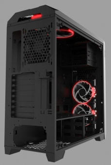 Корпус Formula V-LINE 6000-RGB черный без БП ATX 2x120mm 2xUSB2.0 2xUSB3.0 audio front door bott PSU от магазина РЭССИ