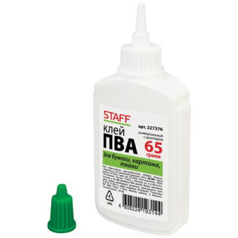 Клей ПВА с дозатором Staff 65 г. Basic  227376 от магазина РЭССИ