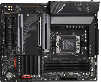 Материнская плата Gigabyte B650 AORUS ELITE AX SocketAM5 AMD B650 4xDDR5 ATX AC`97 8ch(7.1) 2.5Gg RAID+HDMI+DP от магазина РЭССИ