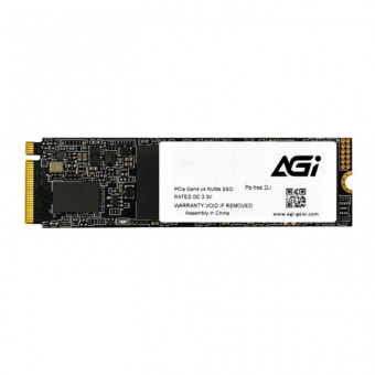 Накопитель SSD AGi PCI-E 4.0 x4 512Gb AGI512G44AI818 AI818 M.2 2280 от магазина РЭССИ