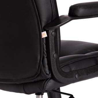 Кресло Tetchair bergamo 22 хром искусственная кожа черное 36-6 19370 от магазина РЭССИ