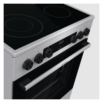 Плита Электрическая Gorenje GECS6C70XC нержавеющая сталь стеклокерамика (без крышки) от магазина РЭССИ