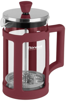 Френч-пресс Rondell Stripes RDS-1641 0.6л красный от магазина РЭССИ