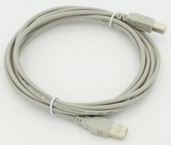 Кабель USB A(m) USB B(m) 3м серый от магазина РЭССИ