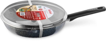 Сковорода Tefal Natural Cook 04234926 круглая 26см ручка несъемная (с крышкой) серый (9100052849) от магазина РЭССИ