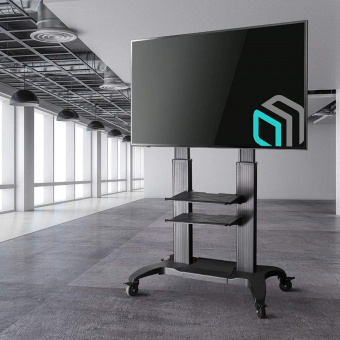 Подставка для телевизора Onkron TS2811 черный 60"-100" макс.147.8кг напольный мобильный от магазина РЭССИ