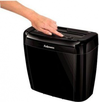 Шредер Fellowes PowerShred 36C (секр.P-4) фрагменты 6лист. 12лтр. скрепки скобы пл.карты от магазина РЭССИ