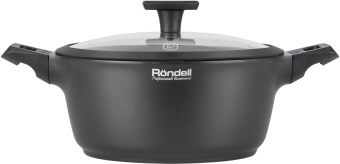 Кастрюля Rondell Weiser RDA-1556 3.9л. d=24см (с крышкой) черный от магазина РЭССИ