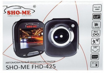 Видеорегистратор Sho-Me FHD-425 черный 3Mpix 1080x1920 1080p 140гр. JL5601 от магазина РЭССИ