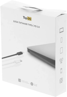 Адаптер TopON TOP-AS45QW автоматический 45W 5V-20V 2.25A от бытовой электросети от магазина РЭССИ