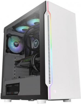 Корпус Thermaltake H200 TG Snow RGB белый без БП ATX 1x120mm 2xUSB3.0 audio bott PSU от магазина РЭССИ