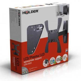 Кронштейн для телевизора Holder LCDS-5020 белый 22"-42" макс.30кг настенный поворот и наклон от магазина РЭССИ