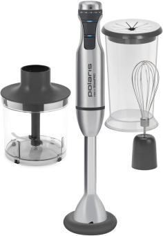 Блендер погружной Polaris PHB 1591L Silent 1500Вт нержавеющая сталь от магазина РЭССИ