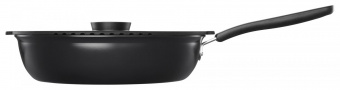 Сотейник Fiskars Functional Form 1026575 d=26см (с крышкой) черный от магазина РЭССИ