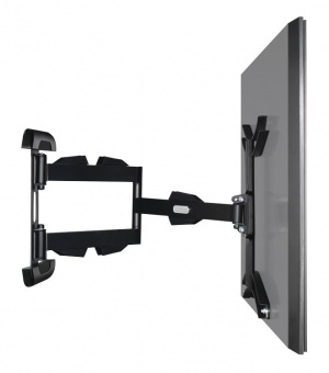 Кронштейн для телевизора Hama H-108712 черный 32"-65" макс.25кг настенный поворотно-выдвижной и наклонный от магазина РЭССИ