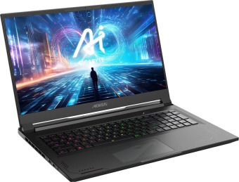 Ноутбук Gigabyte Aorus 17X AZG Core i9 14900HX 32Gb SSD2Tb NVIDIA GeForce RTX4090 16Gb 17.3" IPS QHD (2560x1440) Windows 11 Home black WiFi BT Cam (AZG-65KZ665SH) от магазина РЭССИ