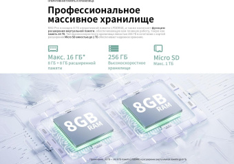 Планшет Teclast M50 (Pro edition) Tiger T616 (2.0) 8C RAM8Gb ROM256Gb 10.1" IPS 1920x1200 3G 4G Android 13 голубой 13Mpix 5Mpix BT GPS WiFi Touch microSD 256Gb 6000mAh 10hr от магазина РЭССИ