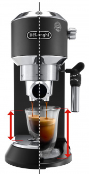 Кофеварка рожковая Delonghi EC685.BK 1350Вт черный от магазина РЭССИ